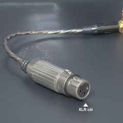 Dây cắm micro 3.5 sang canon cái unbalanced chuyển micro cho Laptop Smartphone Camera Bộ thu micro