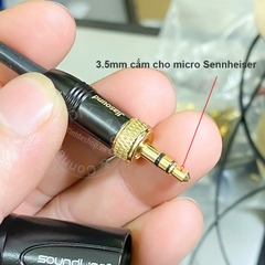 Dây micro Sennheiser 3.5 sang canon đực - 3.5mm to XLR male balanced audio cable