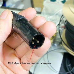 Dây micro Sennheiser 3.5 sang canon đực - 3.5mm to XLR male balanced audio cable