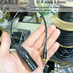 Dây micro Sennheiser 3.5 sang canon đực - 3.5mm to XLR male balanced audio cable