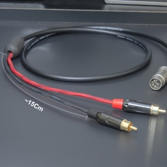 Cáp 5 pin sang AV chuyển âm thanh từ Âm ly cổ Băng cối sang loa - 5pin to 2 RCA MIDI audio cable