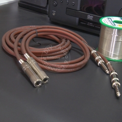Cáp 6.5mm đực ra 6.5mm cái stereo DIY 0.5M đến 5M - 1/4 6.35mm male to 6.5mm female cable