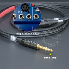 Dây insert in out 6.5mm cắm Nâng tiếng lọc xì với Mixer - Audio cable in and out inserts music for the equalizer