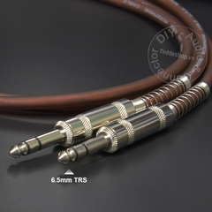 Cáp 6ly TRS balanced ra RCA 1 cặp DIY 0.5M đến 5M - 1/4 TRS to RCA cable