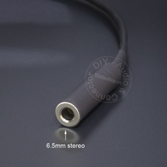 Dây 6 ly ra 2 AV DIY 0.2 đến 3 mét - 6.5mm mono female to 2 RCA cable
