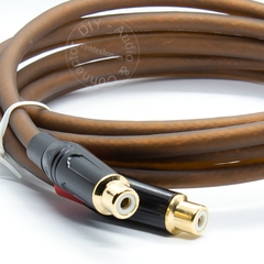 Cáp hoa sen sang 6 ly 2 sợi DIY 0.5 mét đến 3 mét - 6.5mm male to RCA female cable 2 wire