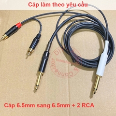 Dây 6 ly sang 6 ly sang 2 RCA tùy chỉnh theo yêu cầu của Khách hàng