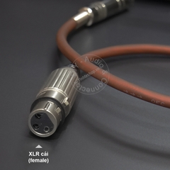 Cáp micro 6.5 ra canon cái DIY 0.5 đến 10 mét - XLR female to 6.35mm TS cable