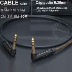 Cáp 6.5mm balanced DIY 0.5 đến 10 mét - DIY balanced 6.5mm stereo cable