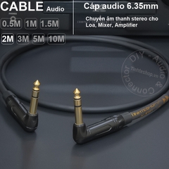 Cáp 6.5mm balanced DIY 0.5 đến 10 mét - DIY balanced 6.5mm stereo cable
