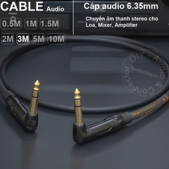 Cáp 6.5mm balanced DIY 0.5 đến 10 mét - DIY balanced 6.5mm stereo cable