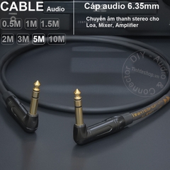 Cáp 6.5mm balanced DIY 0.5 đến 10 mét - DIY balanced 6.5mm stereo cable