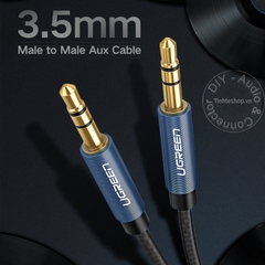 Dây 2 đầu 3.5 Ugreen AV112 dài từ 0.5 mét đến 5 mét - 3.5mm AUX cable
