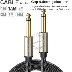 Cáp 2 đầu 6.5 mono Ugreen AV128 dài 1 mét tới 5 mét - 6.35mm mono cable guitar link