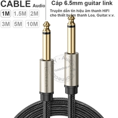 Cáp 2 đầu 6.5 mono Ugreen AV128 dài 1 mét tới 5 mét - 6.35mm mono cable guitar link