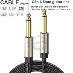 Cáp 2 đầu 6.5 mono Ugreen AV128 dài 1 mét tới 5 mét - 6.35mm mono cable guitar link