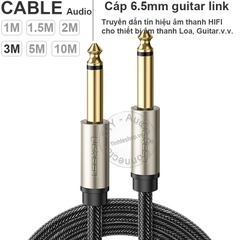 Cáp 2 đầu 6.5 mono Ugreen AV128 dài 1 mét tới 5 mét - 6.35mm mono cable guitar link