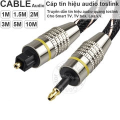 Cáp quang optical ra audio 3.5mm 1 đến 10 mét - Toslink mini 3.5mm to optical cable