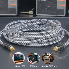 Dây âm thanh quang học optical 1 đến 20 mét - Toslink digital audio cable
