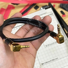 Cáp 3.5mm 2 đầu chữ L cho DAC AMP - DIY 90 degree 3.5mm stereo audio cable size 0.1 to 5 meters