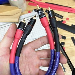 Cáp AV mạ bạc 1 cặp DIY 0.5M đến 5M - RCA cable silver plated