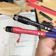 Cáp AV mạ bạc 1 cặp DIY 0.5M đến 5M - RCA cable silver plated