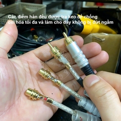 Dây hoa sen nối dài đực sang cái DIY 0.2 đến 10 mét - RCA audio cable male to female extension