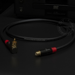 Cáp bông sen nối dài đầu đực đầu cái vuông góc DIY 0.2M 0.5M 1M ..3M - RCA male to female cable