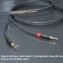 Dây AV sang 3.5 chuyển âm thanh DAC Âm ly sang 2 loa xách tay thành R-L - RCA to 1/8 audio cable for 2 left and right speakers
