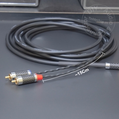 Cáp audio 4.4 sang 2 đầu bông sen HIFI cho DAC Sony IFI HIBY Fiio.v.v. - 4.4mm Balanced to 2 RCA Male Cable for HIFI Digital Audio Player Sony NW-WM1Z/A WM1A