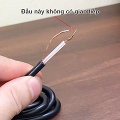 Dây BNC Q9 75 Ôm mềm dẻo đấu nối 1 đầu - 75-5 flexible single-core multi-strand coaxial cable
