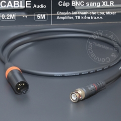 Dây BNC sang canon đực - BNC male to XLR male signal cable
