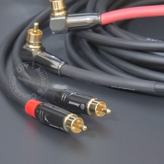 Dây bông sen 2 đầu AV thẳng và góc 1 cặp 0.1 đến 10 mét - DIY lotus audio cable