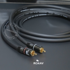 Dây bông sen 2 đầu 1 cặp DIY 0.2 đến 5 mét - 1 pair of RCA audio cable for DVD Amplifier Speaker