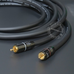 Dây bông sen 2 đầu 1 cặp DIY 0.2 đến 5 mét - 1 pair of RCA audio cable for DVD Amplifier Speaker