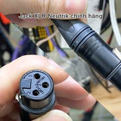 Dây cho micro jack canon cho Phòng thu Loa kiểm âm Soundcard DAC Cáp Canare jack Neutrik