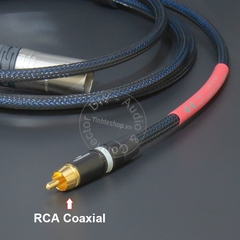 Cáp AES/EBU 110 Ohm hoa sen sang canon 0.2 đến 10 mét - DIY AES EBU XLR male to RCA digital audio cable