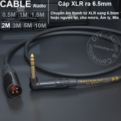 Dây 6 ly TRS sang canon đực DIY 0.5 đến 10 mét - Male 1/4 stereo to XLR audio cable