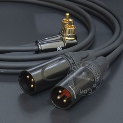 Dây canon ra hoa sen DIY 0.5 đến 5 mét - XLR male to RCA cable