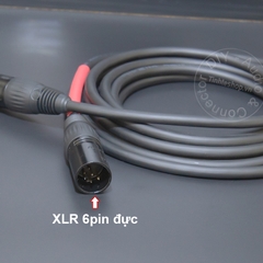 Dây canon XLR 6 pin đực cái dùng cho micro Manley Labs Reference Mono Gold và Reference Cardioid trước năm 2020