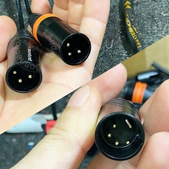 Dây canon 4pin sang 2 canon 3pin chuyển âm thanh balanced từ DAC sang loa kiểm âm - XLR 3p  male to 2 XLR male cable