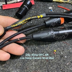 Dây canon 4pin sang 2 canon 3pin chuyển âm thanh balanced từ DAC sang loa kiểm âm - XLR 3p  male to 2 XLR male cable