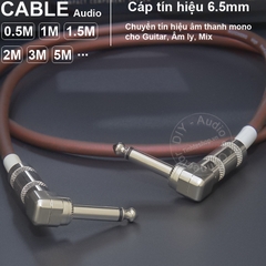 Dây 6,5 ly thẳng và góc Elbow and straight mono 6.5mm audio cable DIY