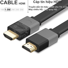 Cáp HDMI dẹt mỏng 4K Ugreen HD120 1M 1.5M 2M 3M 5M - Ultra flat cable V1.4 4K
