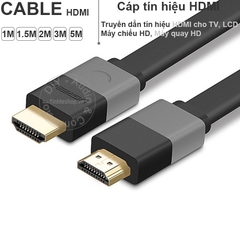 Cáp HDMI dẹt mỏng 4K Ugreen HD120 1M 1.5M 2M 3M 5M - Ultra flat cable V1.4 4K