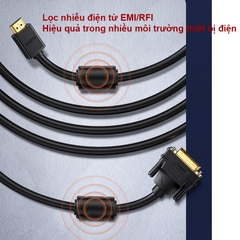 Dây DVI to HDMI 4K dài từ 1 đến 15 mét Ugreen HD106 - HDMI to DVI 4K cable