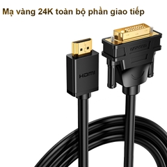 Dây DVI to HDMI 4K dài từ 1 đến 15 mét Ugreen HD106 - HDMI to DVI 4K cable