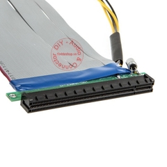 Cáp nối dài khe PCI-E 16X có hỗ trợ nguồn - PCI E 16X extend cable
