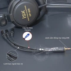 Dây chia 3.5 3 cổng dùng cho Tai nghe Loa 5.1 - 3.5mm 1 to 3 stereo audio cable
