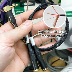 Tentacle and Microphone to Camera Y-Cable - Cáp 3.5 timecode cho Micro Máy ghi âm và Camera